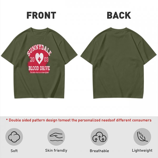 Sunnydale 2003 Blood Drive Themed Graphic T-Shirt