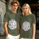 Olive T-Shirt With D20 Nat 1 Critical Fail Print