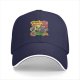 Black baseball cap with Chucky Charms horror cereal graphic
