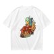 Olive Green T-Shirt with Avatar Aang The Last Airbender Art