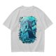 Olive Green T-Shirt With Mystical Ancient Tree Face Print