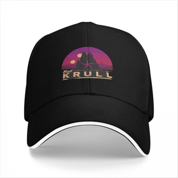 Visit Krull Themed Black Baseball Cap
