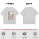 Olive Green T-Shirt With Surreal Mushroom And Vegetable Graphic Print