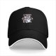 Black baseball cap with angry cartoon wolf graphic and I SAID text