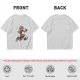 Olive T-Shirt with Cartoon Sloth Running Athlete Graphic