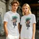 Plumber Academy Graduate Cartoon Character Graphic T-Shirt