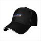 Black baseball cap with 'The Less You Know' retro graphic