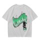 Olive Green Graphic T-Shirt with Wizomania Wizard Print