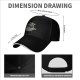 Black baseball cap with skeleton relaxing in coffee cup graphic