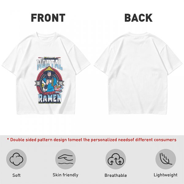 Mortal Instant Ramen Graphic Tee for Gaming Fans