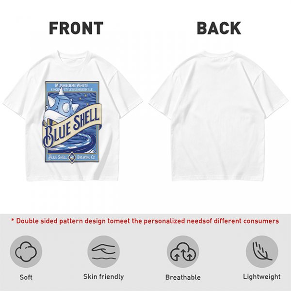 Blue Shell Brewing Co Mushroom White Ale T-Shirt