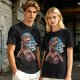 Olive t-shirt with E.T. 'Get Me Out Of This Planet ASAP' print
