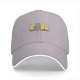 Black baseball cap with cartoon tacos gathered around a campfire graphic