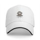 Black baseball cap with gaming sloth 'We Just Respawn' print