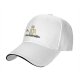 Black Baseball Cap With Skeleton Holding Mug Water Ripple Art
