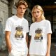 Caffeine Loading Duck Graphic T-Shirt for Coffee Lovers