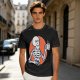 Olive Skeleton Holding Coffee Mug Graphic T-Shirt