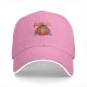 Black baseball cap with flame devil fruit graphic and text