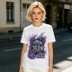 Olive Graphic T-Shirt with Black Mage Records Wizard Artwork