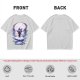 Olive T-Shirt With Moonlit Pirate Ship And Silhouette Figure Print