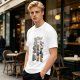 Olive T-Shirt With Cat Loaf Breeds Graphic Print