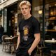 Olive t-shirt with Vitamin D sun graphic print