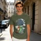 Olive T-Shirt Featuring Hiccup and Toothless from How to Train Your Dragon