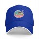 Black Baseball Cap with Great Wave Ramen Bowl Graphic