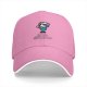 Black Baseball Cap With Cartoon Character Graphic Design