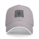 Black baseball cap with iconic Unknown Pleasures graphic print