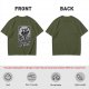 Olive Graphic Tee With Shocked Raccoon Scientist I Tried It At Home Print
