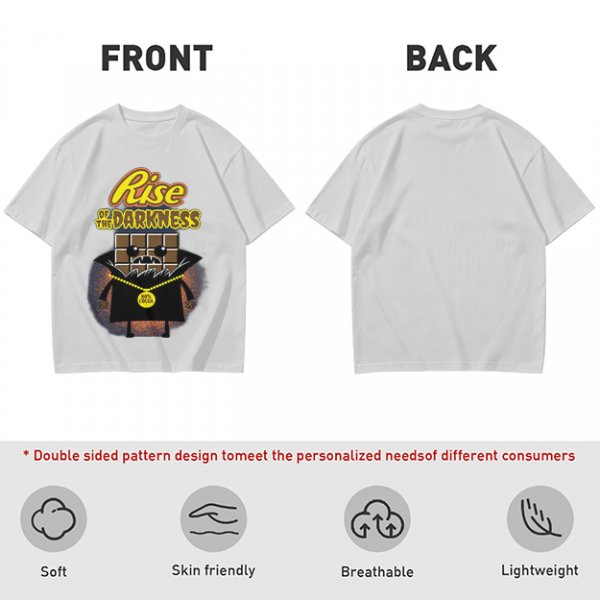 Rise of the Darkness Vampire Chocolate Bar Graphic T-Shirt
