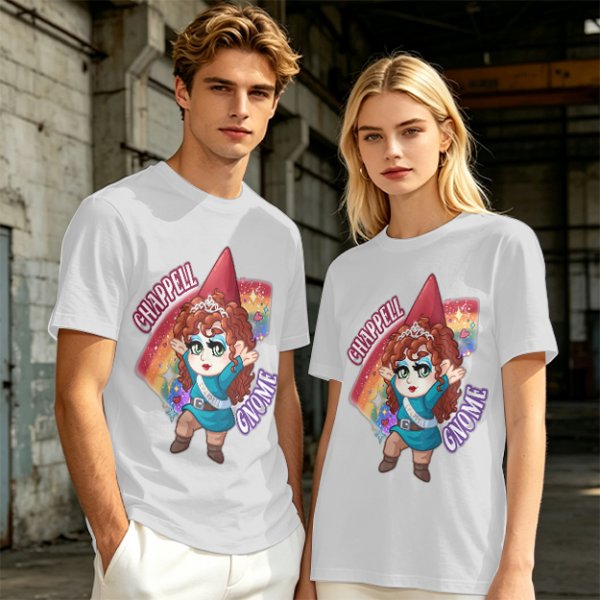 Chappell Gnome Chibi Character Graphic T-Shirt