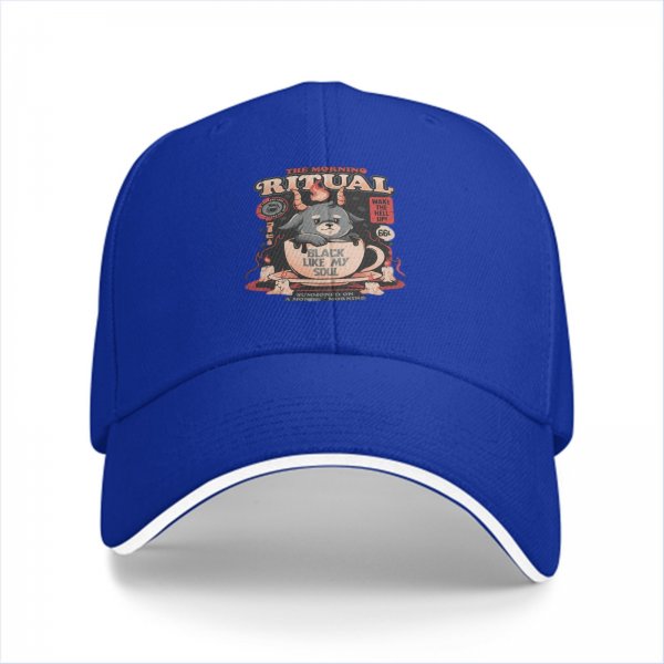 Black Like My Soul Morning Ritual Graphic Baseball Cap