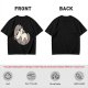 Olive Green T-Shirt with Cute Sleeping Otter Graphic