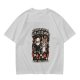 Olive graphic t-shirt with 'No longer fighting with my demons we're friends now' print