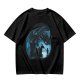 Olive T-shirt with How to Train Your Dragon Toothless and Hiccup Art