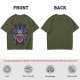 Olive T-Shirt With Dungeons & Dragons Beholder Monster Print