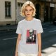 Olive T-shirt with Skeleton Drinking Coffee Must Drink Coffee Print