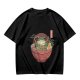 Olive T-Shirt With Frog In Ramen Bowl Japanese Art Print