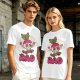 Olive T-Shirt With Rad Skating Radish Cartoon Graphic