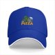 Black baseball cap with alien eating pizza and 'FOR PIZZA' text