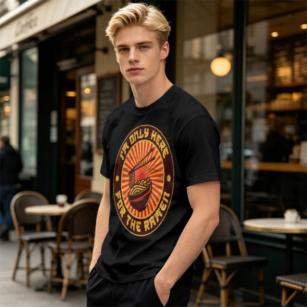 I'm Only Here For The Ramen Graphic Tee