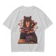 Olive T-Shirt With A Bear Holding A Campfire Mug Design
