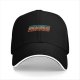 Black Baseball Cap With 'Functioning Because Of Coffee' Retro Text