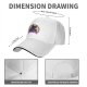 Black baseball cap with Toothless dragon and moon graphic