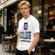 Olive College Graphic T-Shirt with 538 Print Design