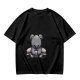 Olive T-shirt with Angry Koala Holding a Small Toy Print