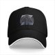 Black Baseball Cap With Dark Fantasy Warrior Sword Print
