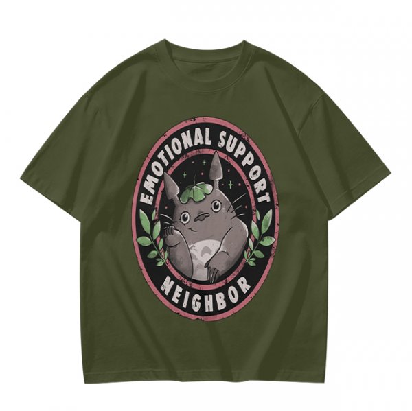 Emotional Support Neighbor Totoro Graphic T-Shirt